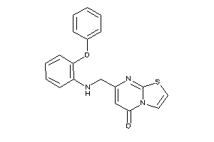 7-[(2-phenoxyanilino)methyl]thiazolo[3,2-a]pyrimidin-5-one