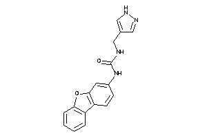 1-dibenzofuran-3-yl-3-(1H-pyrazol-4-ylmethyl)urea