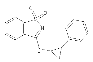 (1,1-diketo-1,2-benzothiazol-3-yl)-(2-phenylcyclopropyl)amine