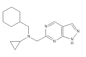 Cyclohexylmethyl-cyclopropyl-(1H-pyrazolo[3,4-d]pyrimidin-6-ylmethyl)amine