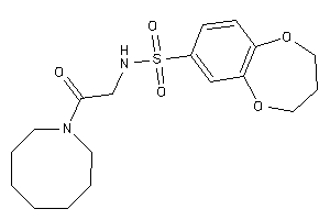 N-[2-(azocan-1-yl)-2-keto-ethyl]-3,4-dihydro-2H-1,5-benzodioxepine-7-sulfonamide