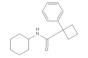 N-cyclohexyl-1-phenyl-cyclobutanecarboxamide