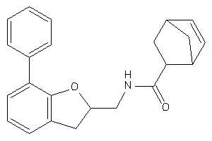 Image of N-[(7-phenylcoumaran-2-yl)methyl]bicyclo[2.2.1]hept-2-ene-5-carboxamide