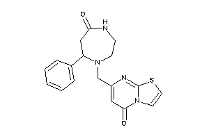 7-[(5-keto-7-phenyl-1,4-diazepan-1-yl)methyl]thiazolo[3,2-a]pyrimidin-5-one