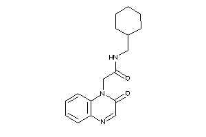 N-(cyclohexylmethyl)-2-(2-ketoquinoxalin-1-yl)acetamide