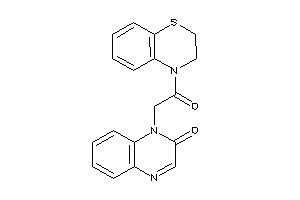 1-[2-(2,3-dihydro-1,4-benzothiazin-4-yl)-2-keto-ethyl]quinoxalin-2-one