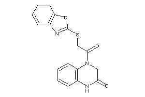 4-[2-(1,3-benzoxazol-2-ylthio)acetyl]-1,3-dihydroquinoxalin-2-one