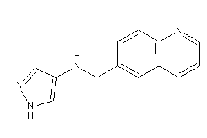 1H-pyrazol-4-yl(6-quinolylmethyl)amine