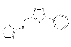 3-phenyl-5-[(2-thiazolin-2-ylthio)methyl]-1,2,4-oxadiazole