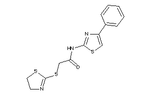 N-(4-phenylthiazol-2-yl)-2-(2-thiazolin-2-ylthio)acetamide