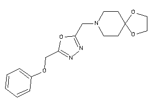 8-[[5-(phenoxymethyl)-1,3,4-oxadiazol-2-yl]methyl]-1,4-dioxa-8-azaspiro[4.5]decane