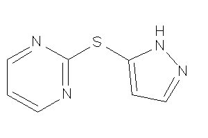 2-(1H-pyrazol-5-ylthio)pyrimidine