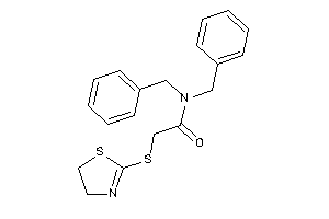 N,N-dibenzyl-2-(2-thiazolin-2-ylthio)acetamide