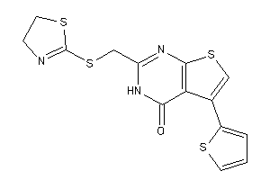 2-[(2-thiazolin-2-ylthio)methyl]-5-(2-thienyl)-3H-thieno[2,3-d]pyrimidin-4-one