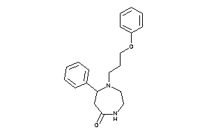 1-(3-phenoxypropyl)-7-phenyl-1,4-diazepan-5-one