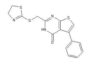 5-phenyl-2-[(2-thiazolin-2-ylthio)methyl]-3H-thieno[2,3-d]pyrimidin-4-one