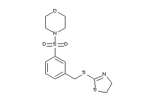 4-[3-[(2-thiazolin-2-ylthio)methyl]phenyl]sulfonylmorpholine