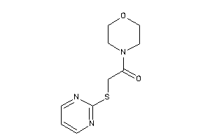 1-morpholino-2-(2-pyrimidylthio)ethanone