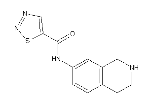 N-(1,2,3,4-tetrahydroisoquinolin-7-yl)thiadiazole-5-carboxamide