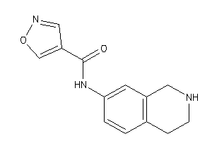 N-(1,2,3,4-tetrahydroisoquinolin-7-yl)isoxazole-4-carboxamide