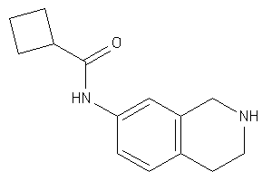 N-(1,2,3,4-tetrahydroisoquinolin-7-yl)cyclobutanecarboxamide