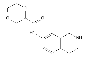 N-(1,2,3,4-tetrahydroisoquinolin-7-yl)-1,4-dioxane-2-carboxamide