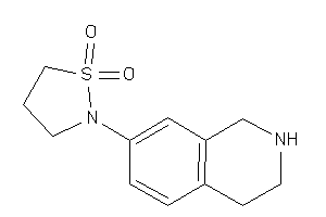 Image of 2-(1,2,3,4-tetrahydroisoquinolin-7-yl)-1,2-thiazolidine 1,1-dioxide