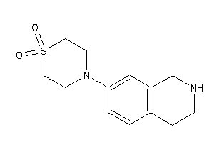 4-(1,2,3,4-tetrahydroisoquinolin-7-yl)-1,4-thiazinane 1,1-dioxide