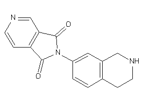 2-(1,2,3,4-tetrahydroisoquinolin-7-yl)pyrrolo[3,4-c]pyridine-1,3-quinone