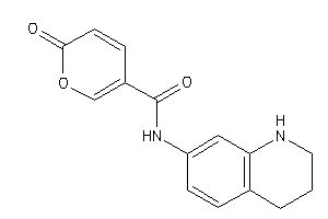 6-keto-N-(1,2,3,4-tetrahydroquinolin-7-yl)pyran-3-carboxamide