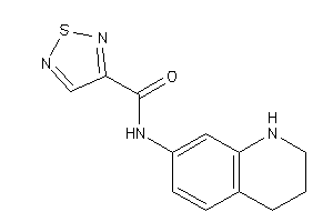 N-(1,2,3,4-tetrahydroquinolin-7-yl)-1,2,5-thiadiazole-3-carboxamide