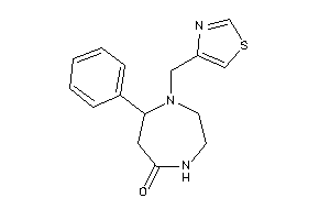 7-phenyl-1-(thiazol-4-ylmethyl)-1,4-diazepan-5-one