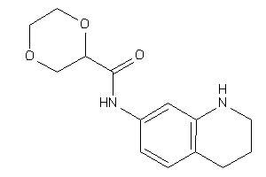 N-(1,2,3,4-tetrahydroquinolin-7-yl)-1,4-dioxane-2-carboxamide