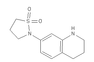 2-(1,2,3,4-tetrahydroquinolin-7-yl)-1,2-thiazolidine 1,1-dioxide