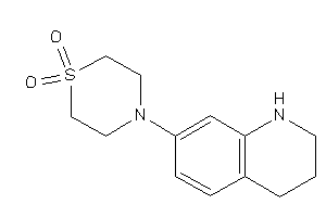 4-(1,2,3,4-tetrahydroquinolin-7-yl)-1,4-thiazinane 1,1-dioxide