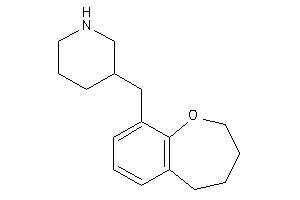 3-(2,3,4,5-tetrahydro-1-benzoxepin-9-ylmethyl)piperidine