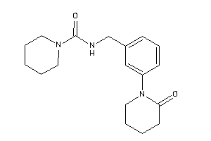 N-[3-(2-ketopiperidino)benzyl]piperidine-1-carboxamide