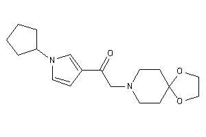 1-(1-cyclopentylpyrrol-3-yl)-2-(1,4-dioxa-8-azaspiro[4.5]decan-8-yl)ethanone