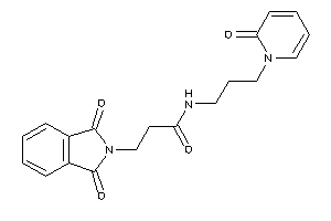 N-[3-(2-keto-1-pyridyl)propyl]-3-phthalimido-propionamide