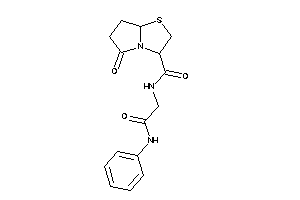 N-(2-anilino-2-keto-ethyl)-5-keto-3,6,7,7a-tetrahydro-2H-pyrrolo[2,1-b]thiazole-3-carboxamide