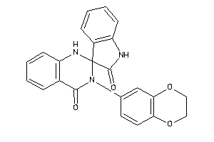 3-(2,3-dihydro-1,4-benzodioxin-6-yl)spiro[1H-quinazoline-2,3'-indoline]-2',4-quinone