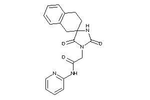 2-(2,5-diketospiro[imidazolidine-4,2'-tetralin]-1-yl)-N-(2-pyridyl)acetamide