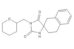 Image of 3-(tetrahydropyran-2-ylmethyl)spiro[imidazolidine-5,2'-tetralin]-2,4-quinone