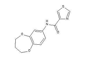 N-(3,4-dihydro-2H-1,5-benzodioxepin-7-yl)thiazole-4-carboxamide