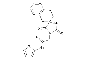 2-(2,5-diketospiro[imidazolidine-4,2'-tetralin]-1-yl)-N-(2-thienyl)acetamide