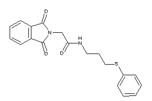 N-[3-(phenylthio)propyl]-2-phthalimido-acetamide