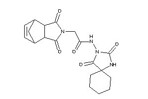 N-(2,4-diketo-1,3-diazaspiro[4.5]decan-3-yl)-2-(diketoBLAHyl)acetamide