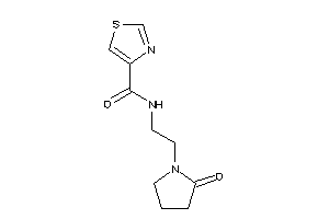 N-[2-(2-ketopyrrolidino)ethyl]thiazole-4-carboxamide