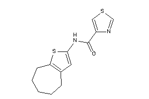 N-(5,6,7,8-tetrahydro-4H-cyclohepta[b]thiophen-2-yl)thiazole-4-carboxamide