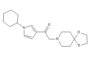 1-(1-cyclohexylpyrrol-3-yl)-2-(1,4-dioxa-8-azaspiro[4.5]decan-8-yl)ethanone